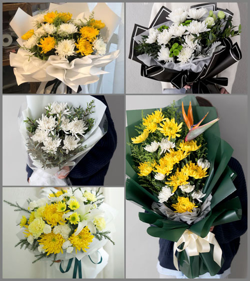 安徽阜阳市阜南县会龙镇闫庙村白事花束代送
